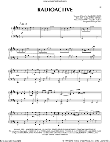 Radioactive (arr. Jason Lyle Black)