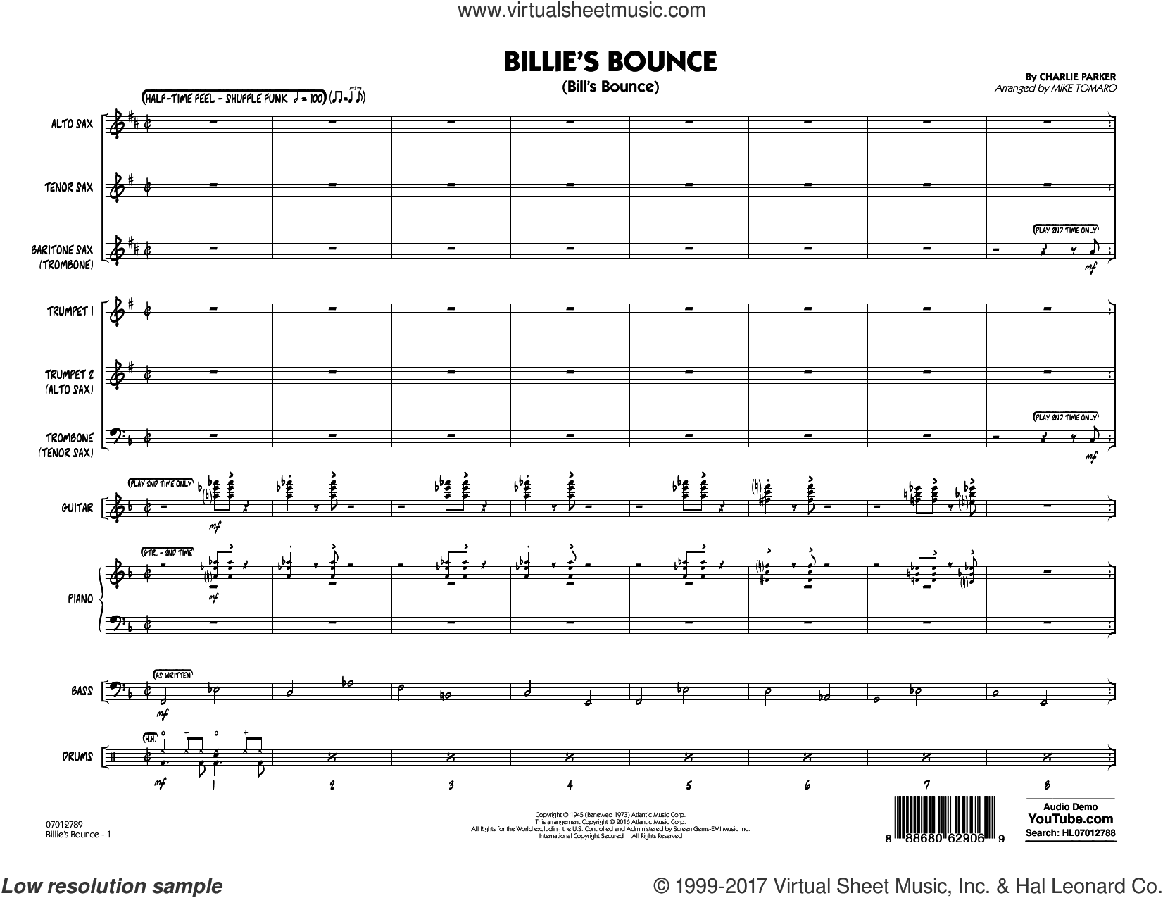 Billie's Bounce (COMPLETE)