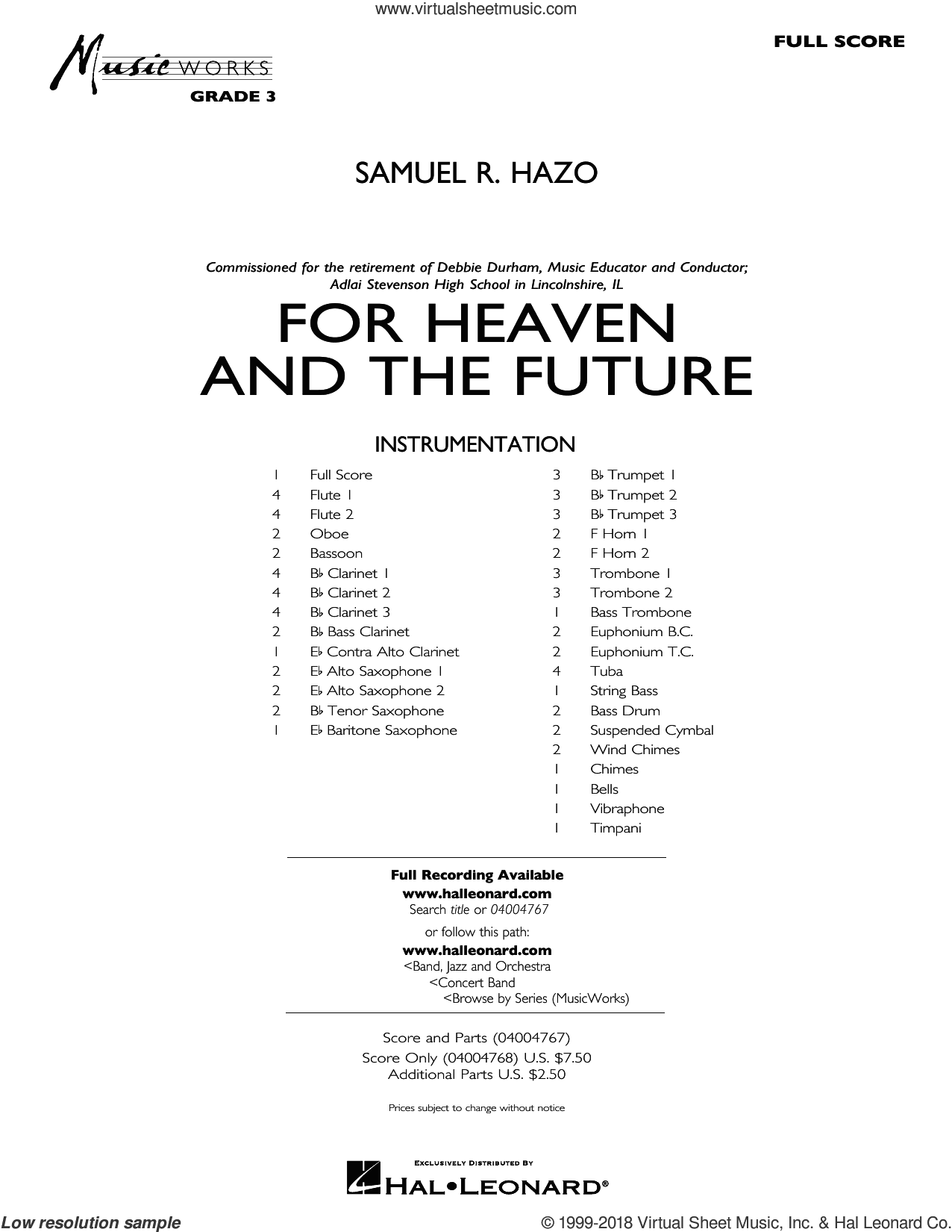 For Heaven and the Future (COMPLETE)