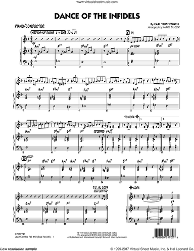 Jazz Combo Pak #42 (Bud Powell) (complete set of parts)
