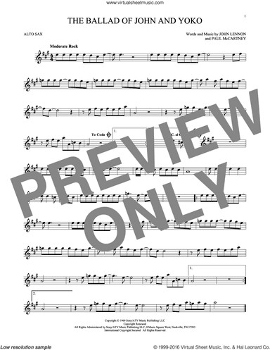The Ballad Of John And Yoko