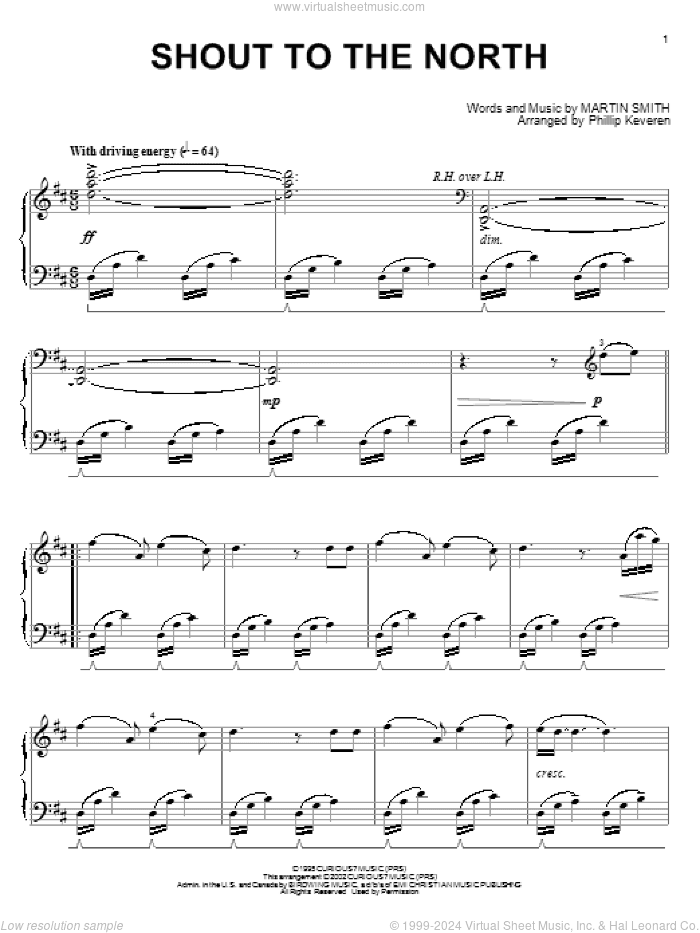 Shout To The North (arr. Phillip Keveren)
