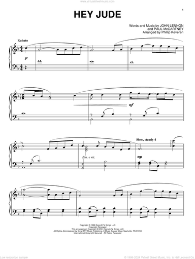 Hey Jude (arr. Phillip Keveren)