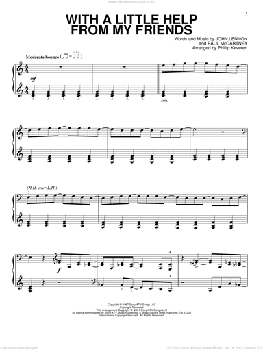With A Little Help From My Friends (arr. Phillip Keveren)