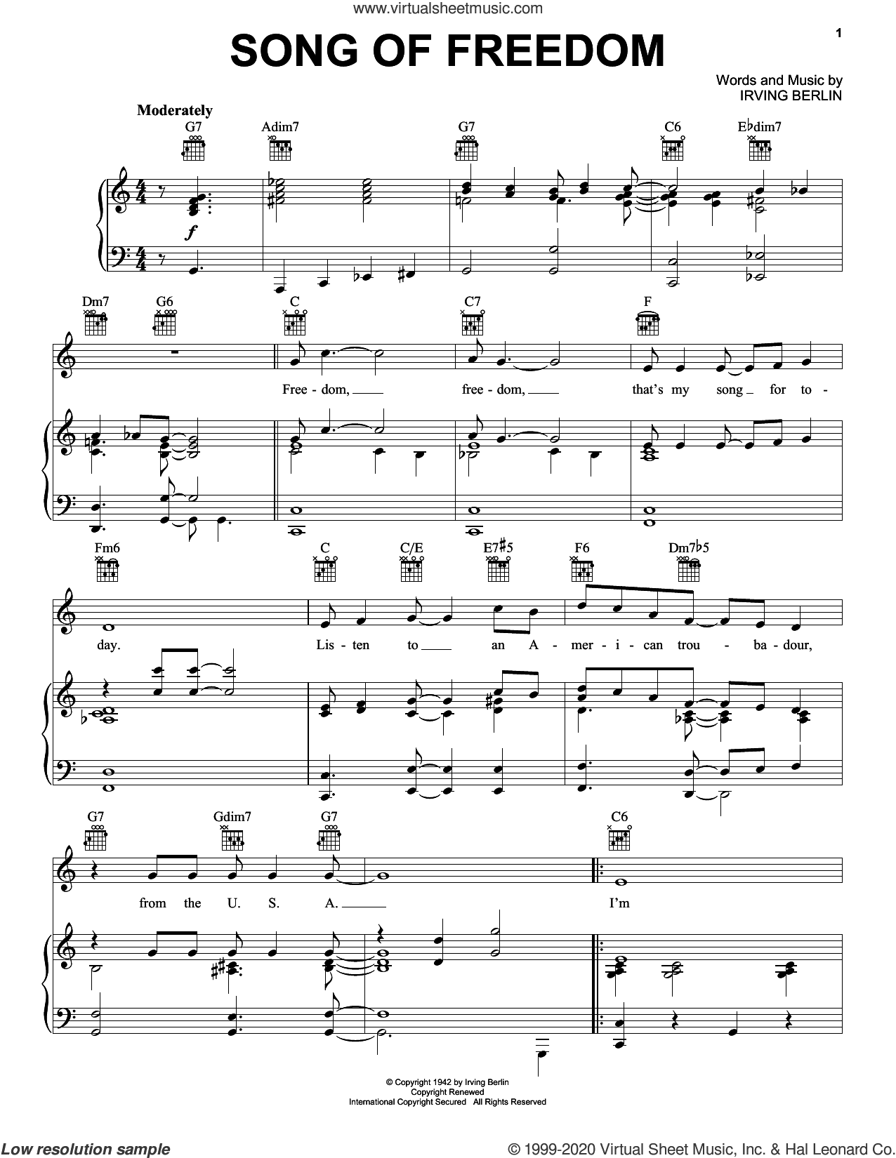 Song Of Freedom