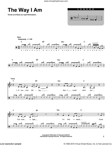The Way I Am (for Acoustic Guitar, Voice and Cajon)