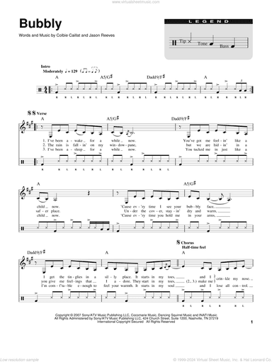 Bubbly (for Acoustic Guitar, Voice and Cajon)