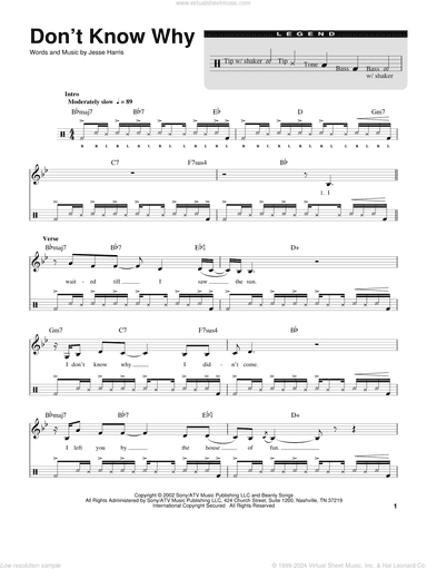 Don't Know Why (for Acoustic Guitar, Voice and Cajon)