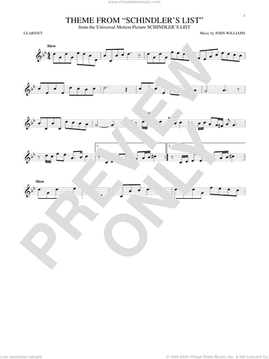 Theme From Schindler's List