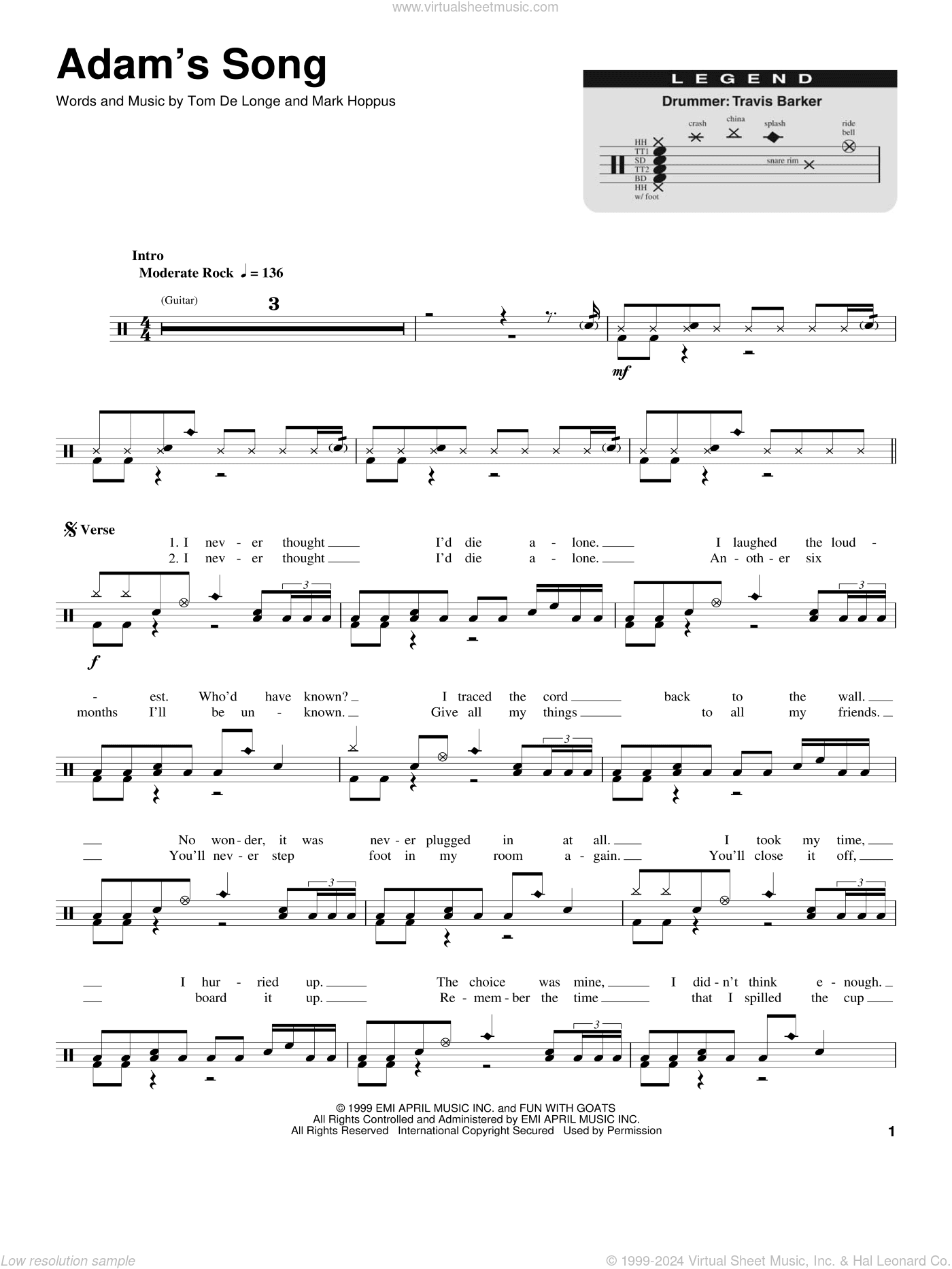 Adam's Song
