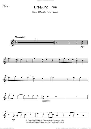 Breaking Free (from High School Musical)
