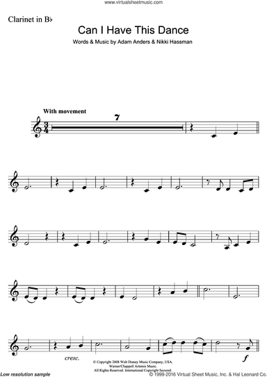 Can I Have This Dance (from High School Musical 3)