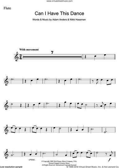 Can I Have This Dance (from High School Musical 3)