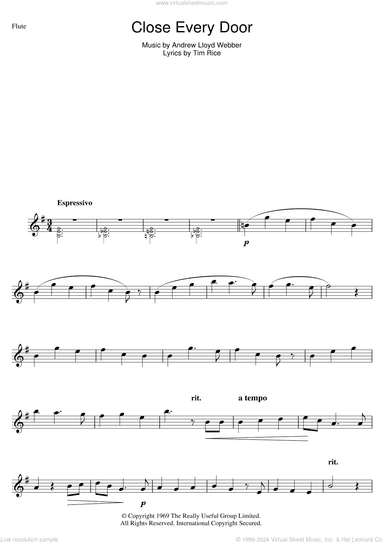 Close Every Door (from Joseph And The Amazing Technicolor Dreamcoat)