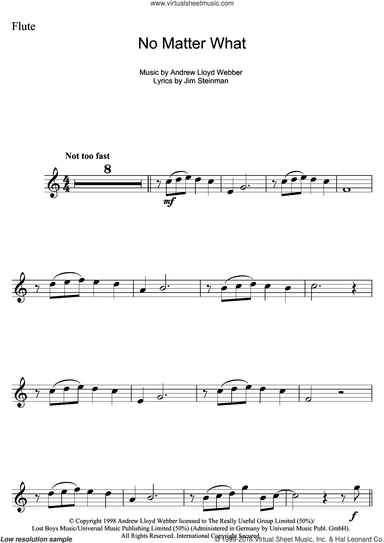 No Matter What (from Whistle Down The Wind)