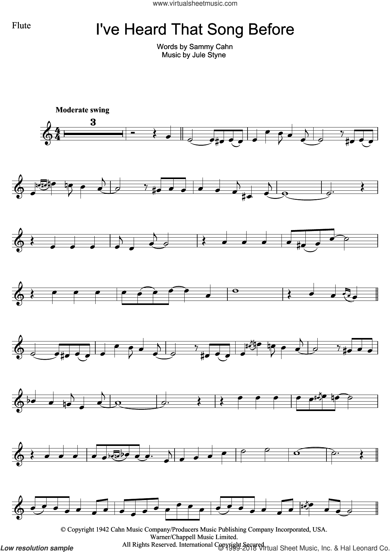 I've Heard That Song Before