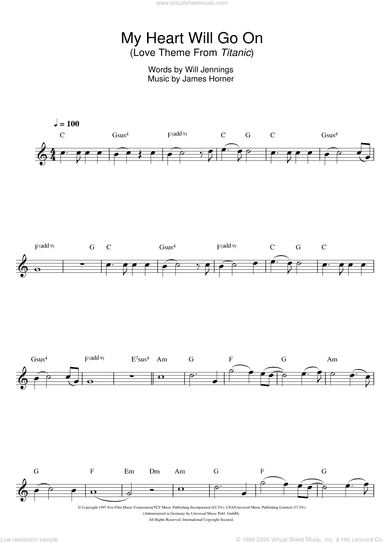 My Heart Will Go On (Love Theme from Titanic)