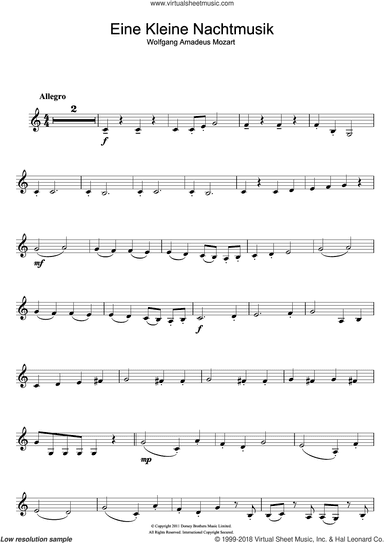 Allegro from Eine Kleine Nachtmusik K525
