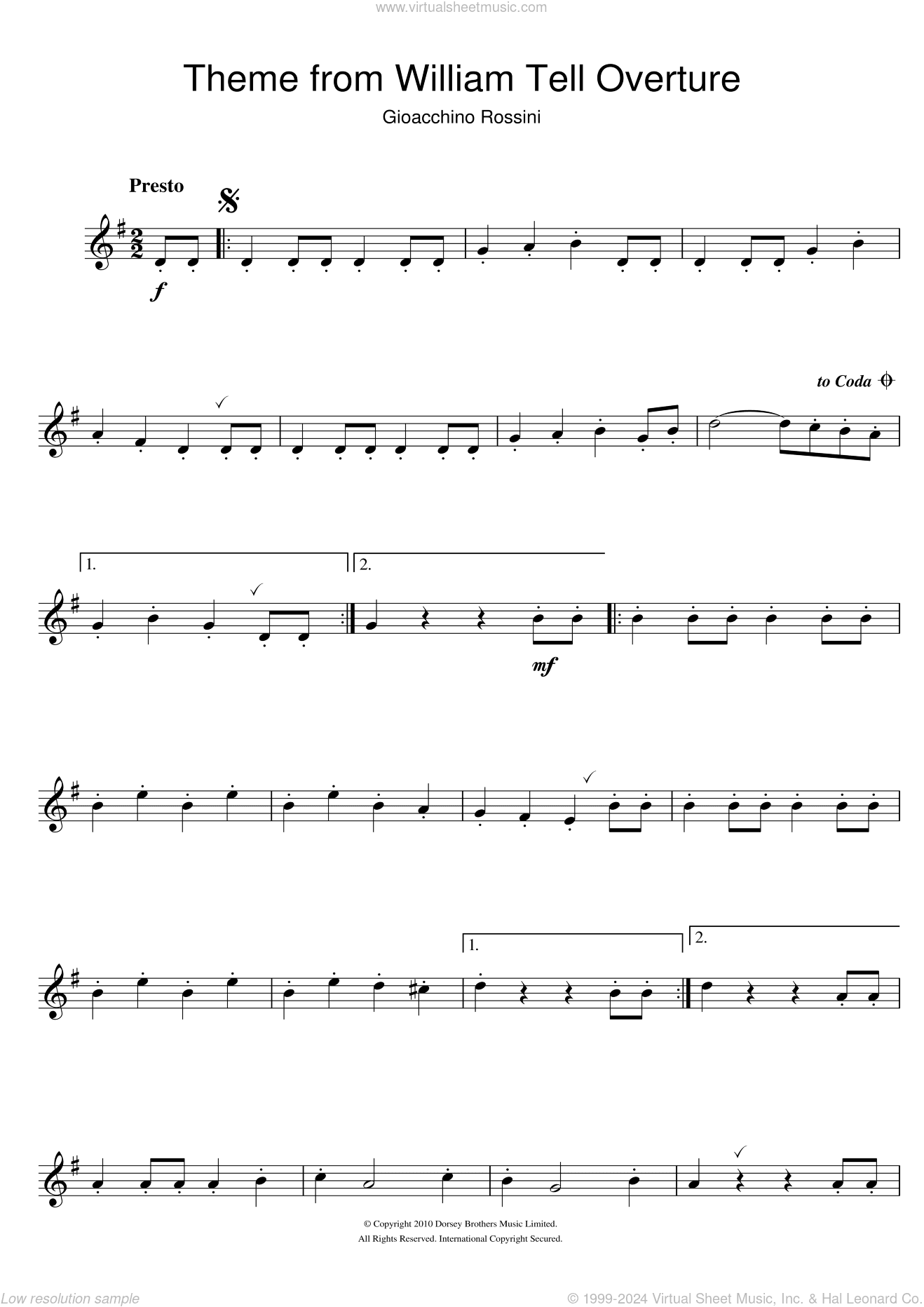 William Tell Overture (Finale)