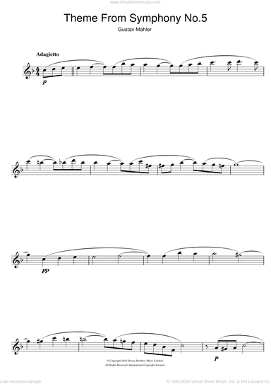 Adagietto (from Symphony No. 5, 4th Movement)