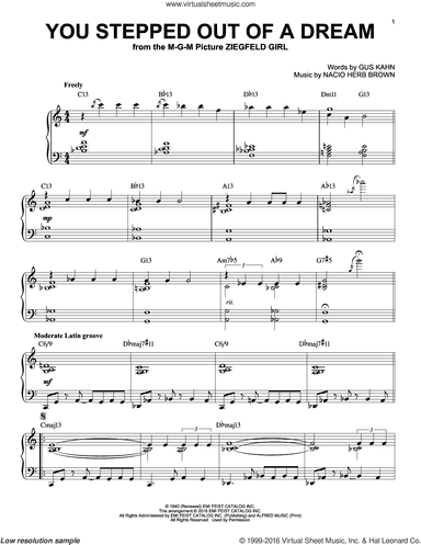 You Stepped Out Of A Dream (arr. Brent Edstrom)
