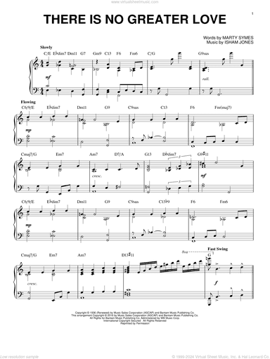 There Is No Greater Love (arr. Brent Edstrom)