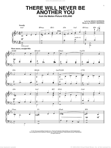 There Will Never Be Another You (arr. Brent Edstrom)