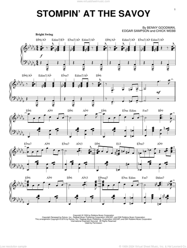Stompin' At The Savoy (arr. Brent Edstrom)