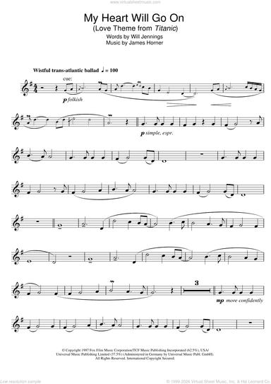 My Heart Will Go On (Love Theme from Titanic)