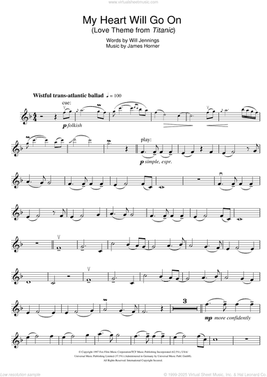 My Heart Will Go On (Love Theme from Titanic)