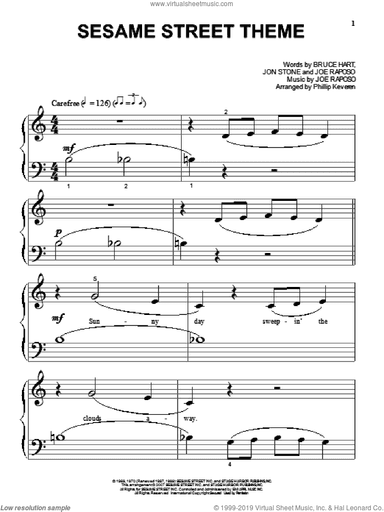 Sesame Street Theme (arr. Phillip Keveren)