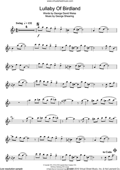 Lullaby Of Birdland