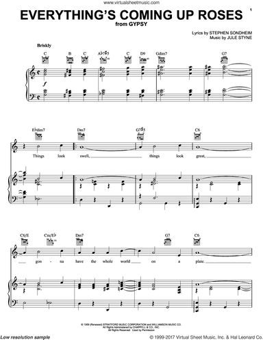 Broadway Selections from Gypsy (complete set of parts)