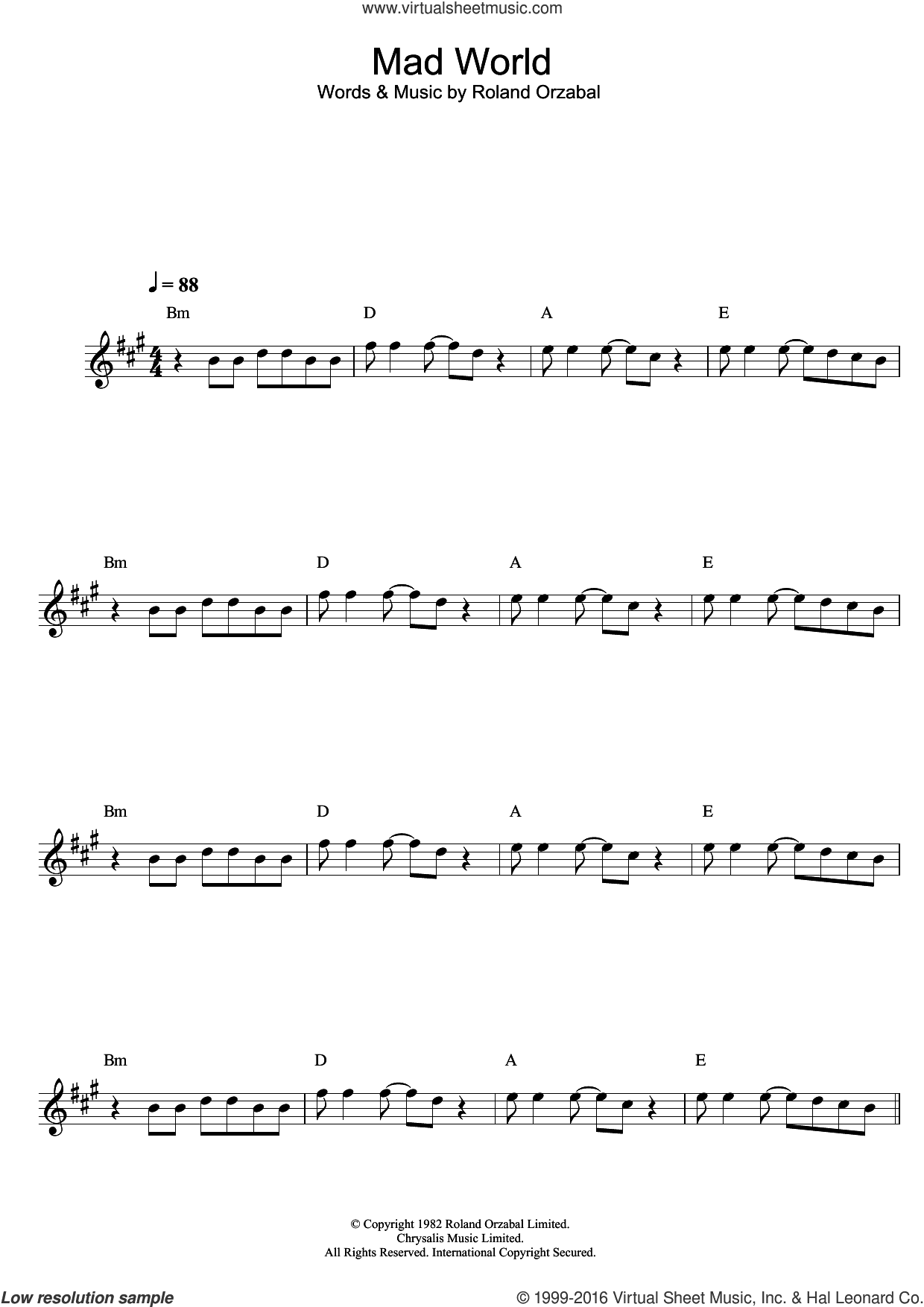 Mad World (from Donnie Darko)