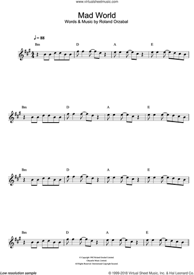Mad World (from Donnie Darko)