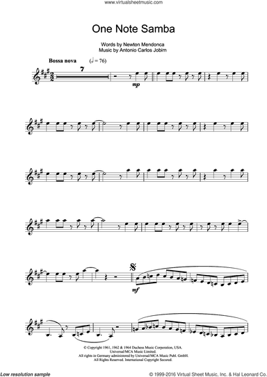 One Note Samba (Samba De Uma Nota)