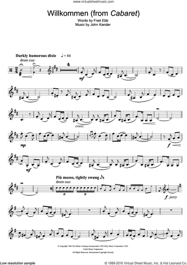 Willkommen (from Cabaret)