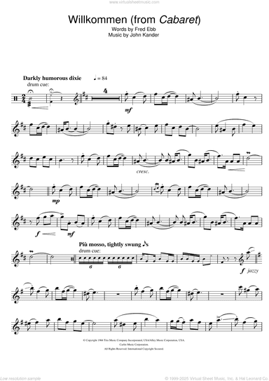 Willkommen (from Cabaret)