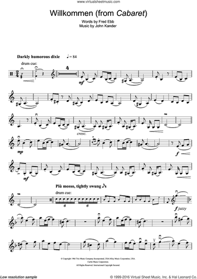 Willkommen (from Cabaret)