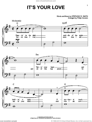 It's Your Love (arr. Phillip Keveren)