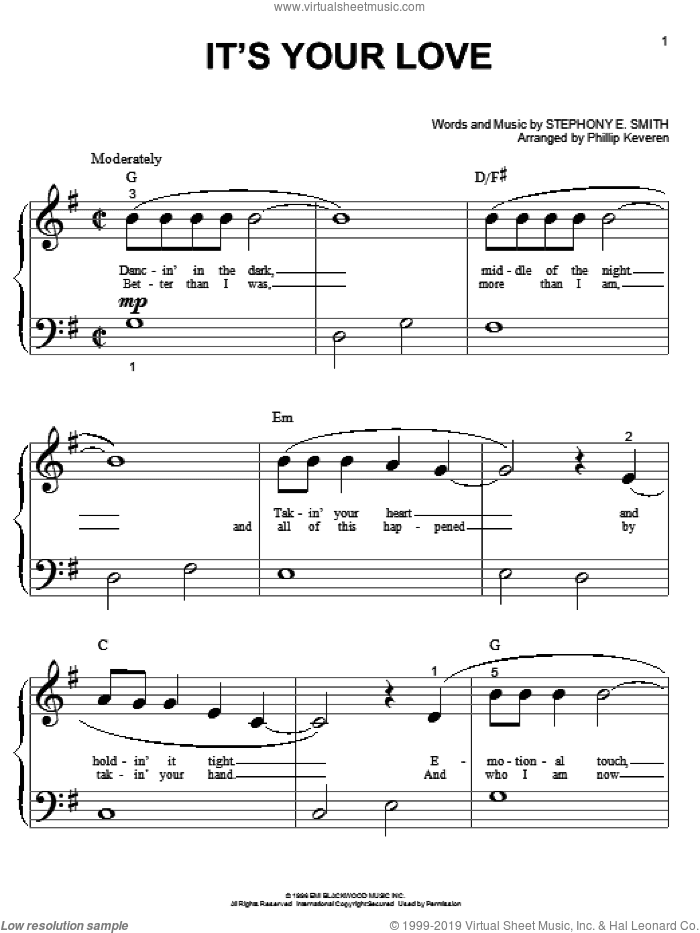 It's Your Love (arr. Phillip Keveren)