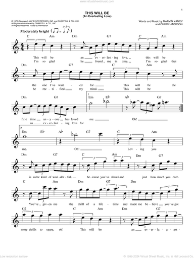 This Will Be (An Everlasting Love)