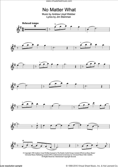 No Matter What (from Whistle Down The Wind)