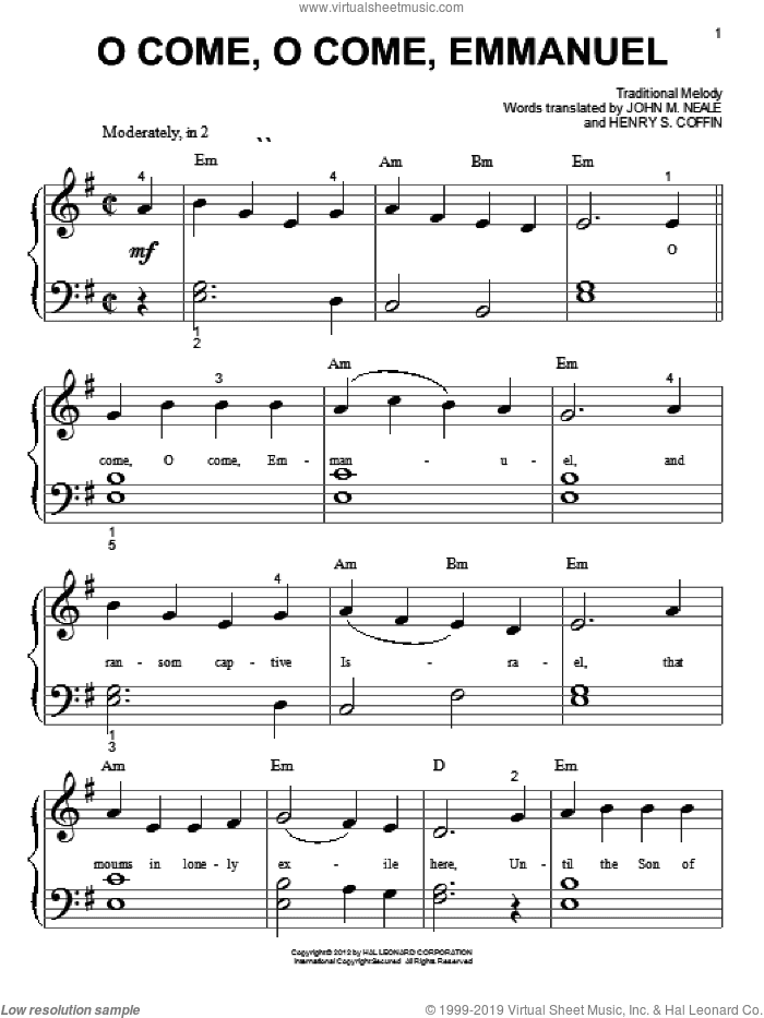 O Come, O Come Immanuel (arr. Phillip Keveren)
