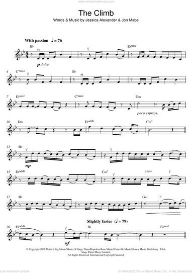 The Climb (from Hannah Montana: The Movie)