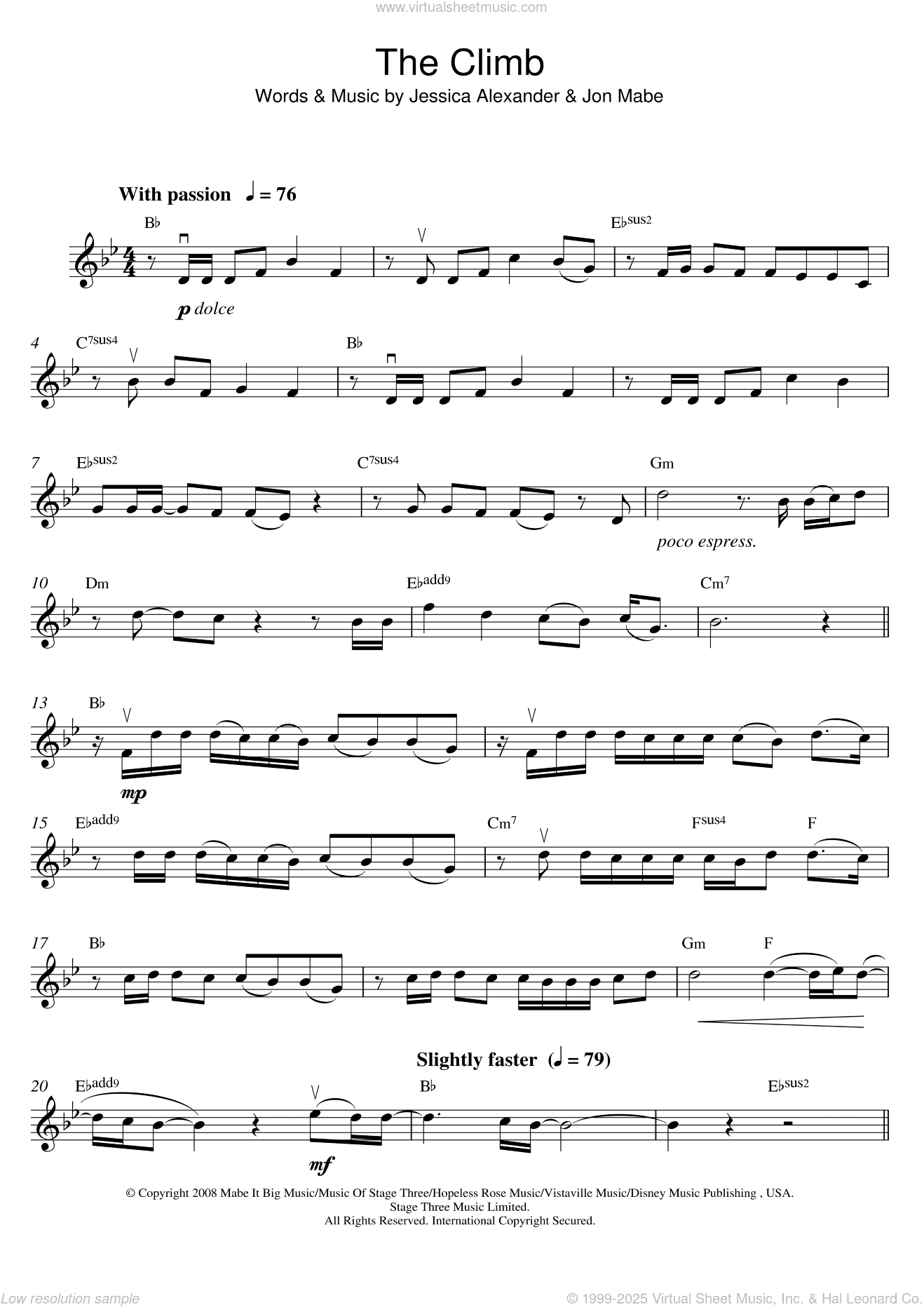 The Climb (from Hannah Montana: The Movie)