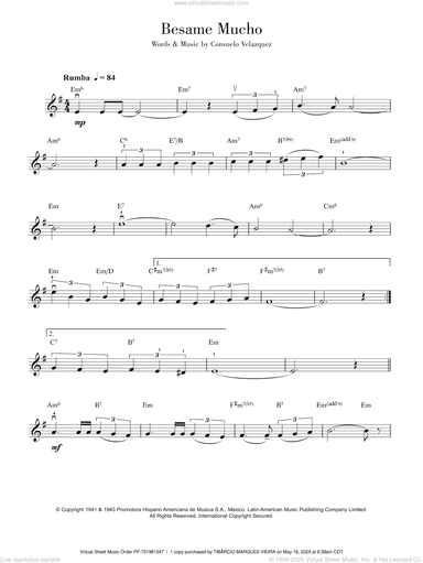 Besame Mucho (Kiss Me Much)