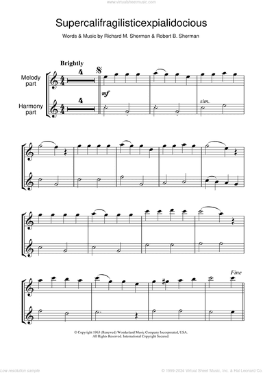 Supercalifragilisticexpialidocious (from Mary Poppins)