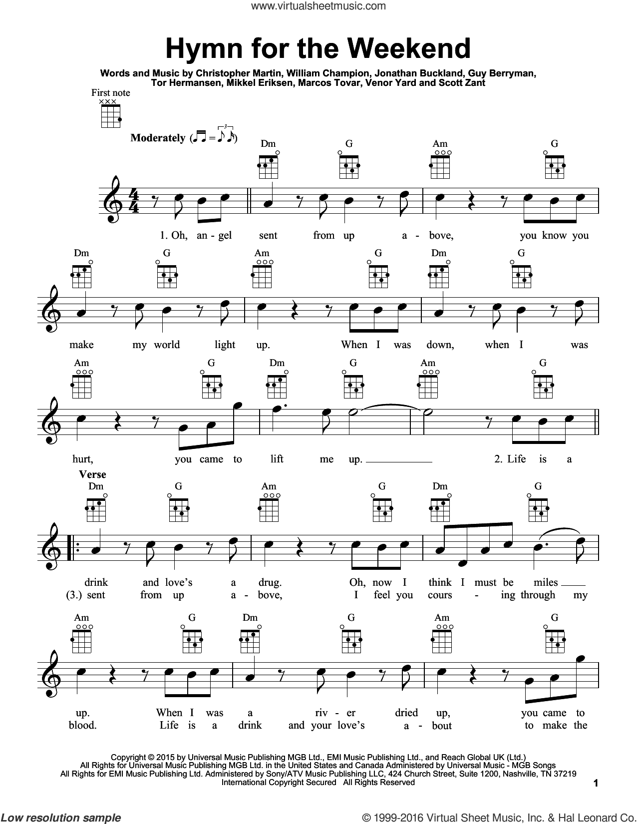 Hymn For The Weekend