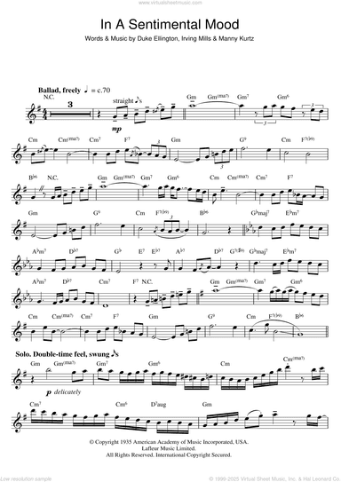 In A Sentimental Mood